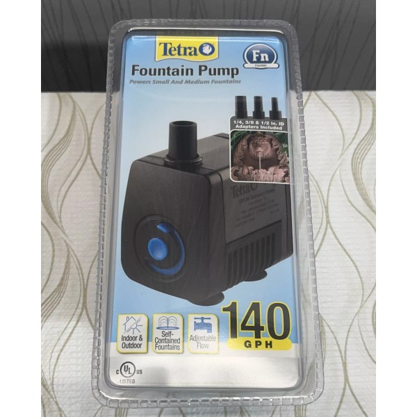 Tetra 140 GPH Statuary Submersible Water Pump Hydroponic Fountain Pond