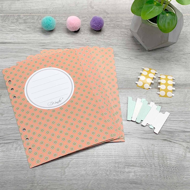 SinnWunder® HappySinn Index Tabs / Dividers for Diary and Ring
