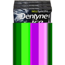 Dentyne Ice S/F Arctic Chill Gum, Split to Fit, 16 Count (Pack of 9)