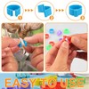 WJccsee Versatile Poultry ID Bands, 100 Pack, 16mm, Multi-Color &
