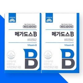 Korea Eundan Megadose B Vitamin B Complex 60 tablets x 2 / 고려은단 메가도스B 비타민B군 컴플렉스 60정 x 2개