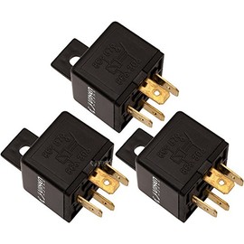 Vixen Horns 4-PIN Horn Relay 30A/12V for Train/Air Horn - Bundle of Three relays VXA7444-3
