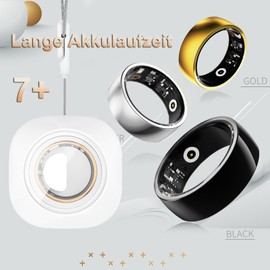 findtime Smart Ring Android iOS Fitness Ring Activity Tracker Smart Rings for Women Men Smart Ring Heart Rate Monitor Sleep Tracker Health IP68 Fitness Ring Pedometer Calories Heart Rate