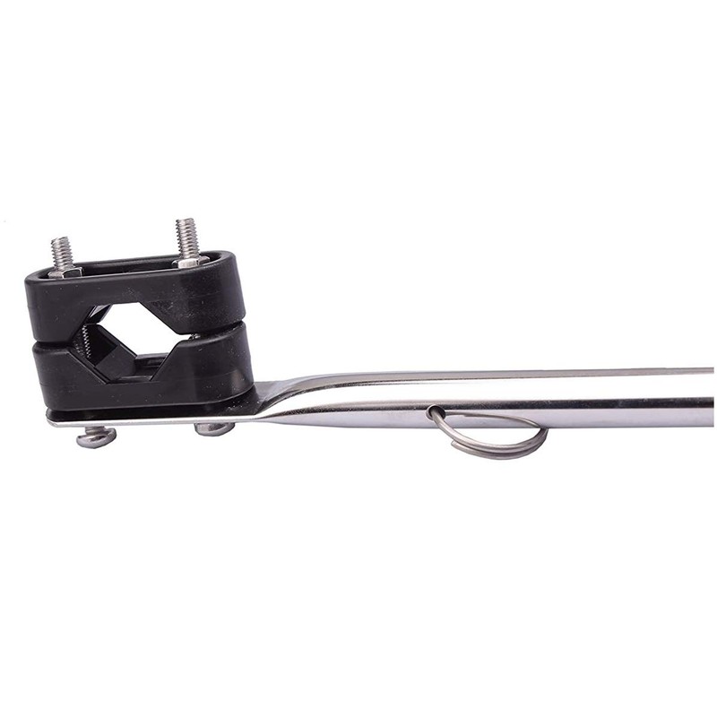 Amarine Made 2-Pack Stainless Steel Rail Mount Boat Pulpit Staff