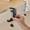 Heavyrain Desk Edge Hook Hanger, No Drilling Headphone Holder with