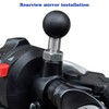 3/8" Screw with 1" Ball Head Motorbike Accessories Compatible with