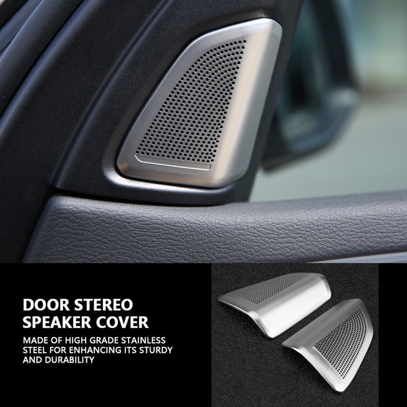 1 Pair of Car Door Stereo Audio Speaker Decoration Cover