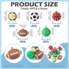 10 Pcs PVC Sports Ball Beads for Jewelry Making Lovely