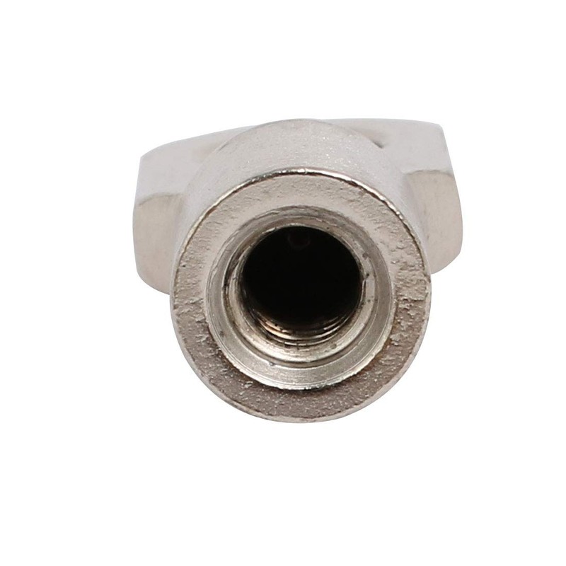 Sourcing Map Set of 3 Silver M6 Internal Thread 45