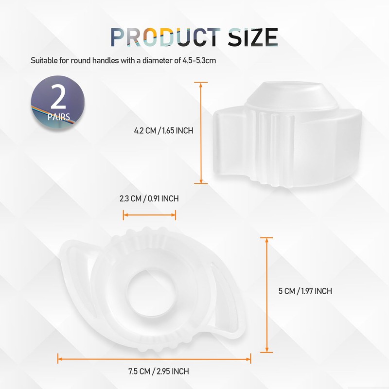 UBRAVE Door Handle Protector,Knob Cover Door Handle, Anti-Static Door Knob