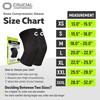 Crucial Compression Knee Sleeve (1 Pair) - Best Knee Braces