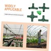 SUPVOX 3sets Greenhouse Connectors Kit Includes Right Angle and Flat