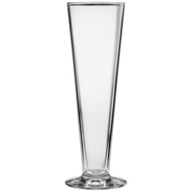 Drinique Unbreakable Pilsner Beer Glass (Set of 4) 14oz Reusable, Shatterproof, Dishwasher Safe, Drinking Cups for Indoor or Outdoor Use - Clear