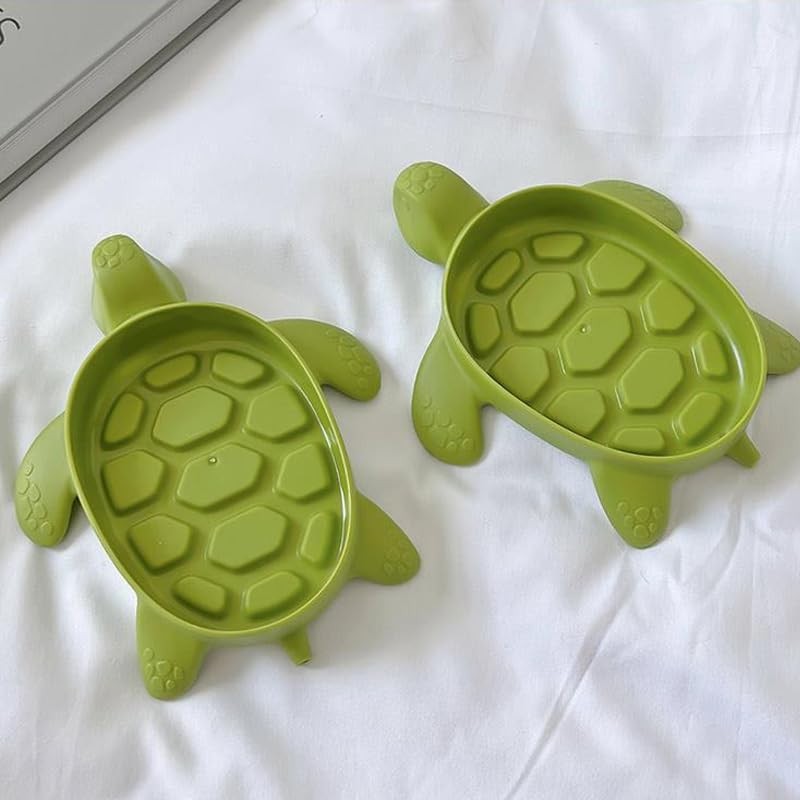 LAKYMIE Soap Dish Soap Holder Turtle Soap Dish Soap Savers