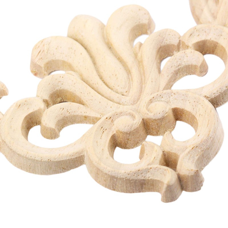 MUXSAM 2pcs 20 * 10cm(Rechts) Europäische Art Holz Skulptur Corner