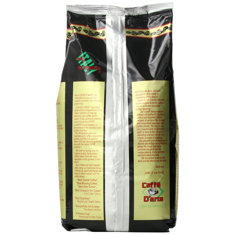 Caffe D'arte Meaning of Life Ground Coffee, 5 Pounds