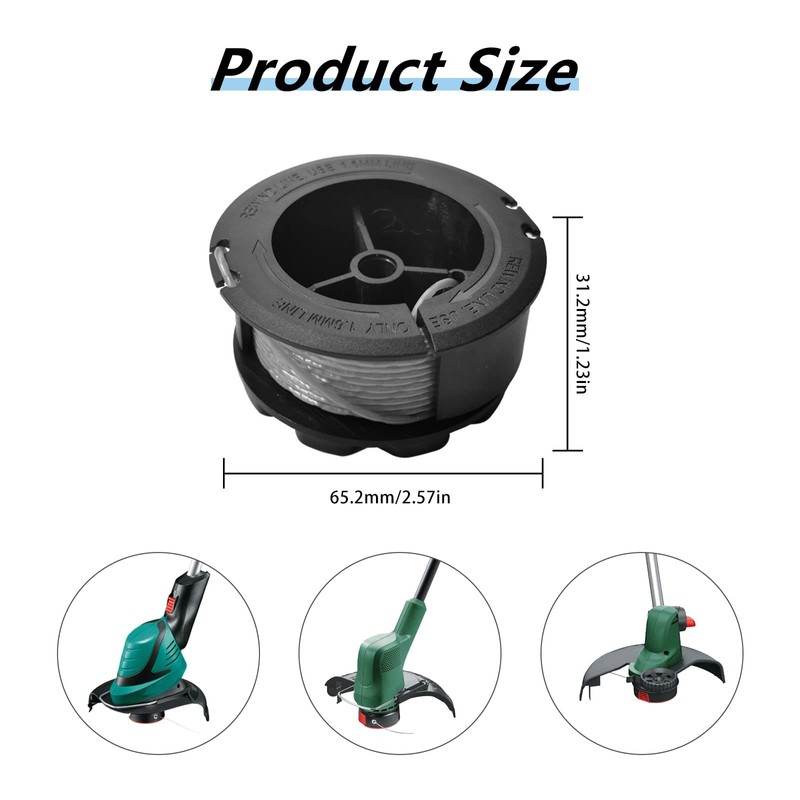 F016800570 Replacement Trimmer Spool for Bosch Universal GrassCut 18 18-26