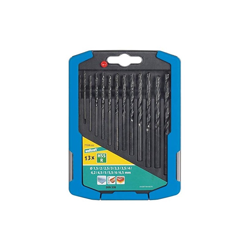 wolfcraft 7104000 HSS Twist Drills