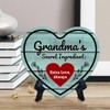 Grandma's Secret Ingredient: Extra love, Always Table Sign with Acrylic