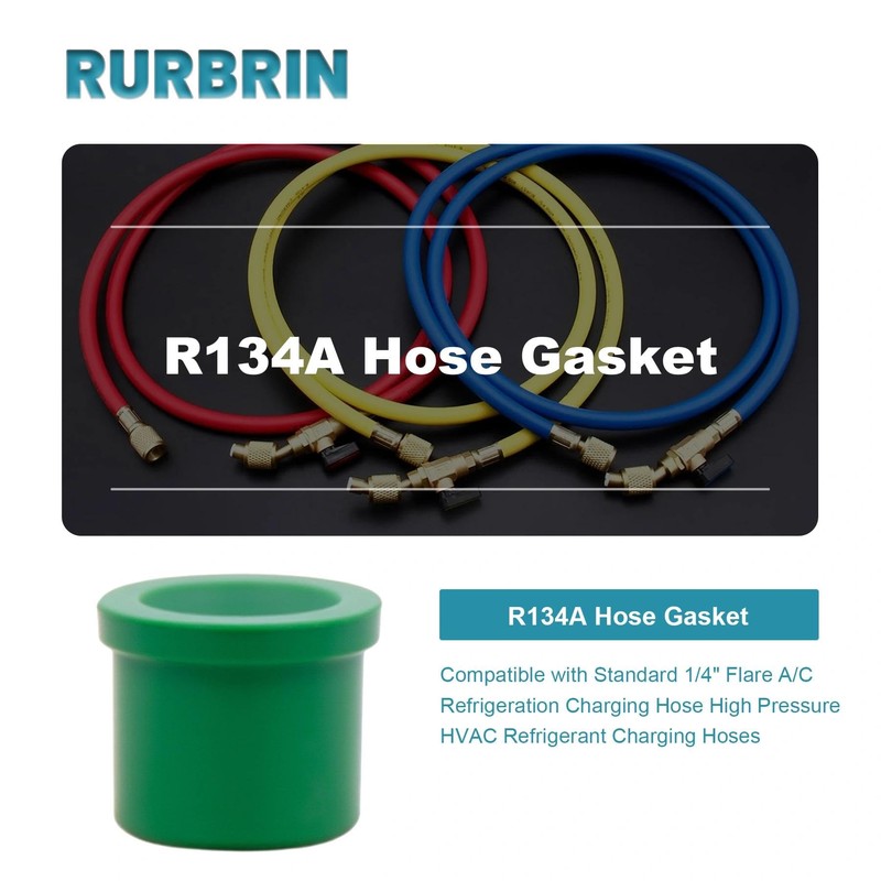 RURBRIN (20 PCS) R134A Rubber Gasket Fit for Air Conditioning