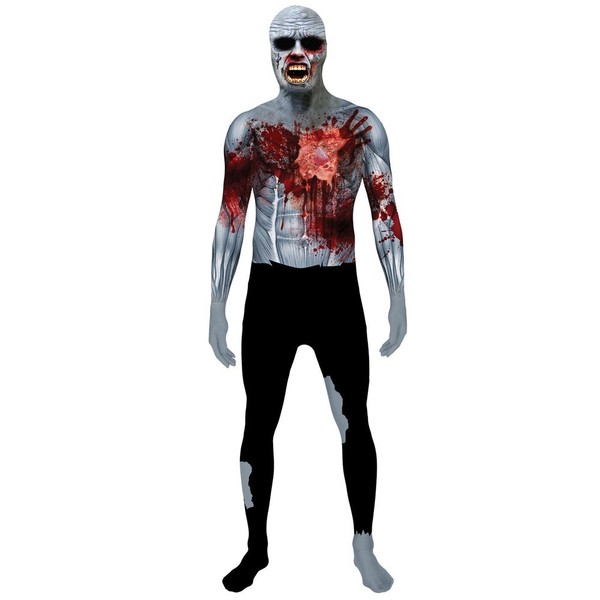Morphsuits Men's Beating Heart Zombie Fancy Dress Costume, Large