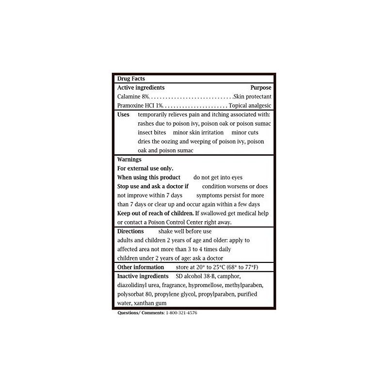 Caladryl Pink Calamine Skin Protectant Plus Itch Relief, 6 Ounce