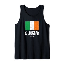 City of Kilbeggan Ireland | Men Women Kids - Irish Flag - Tank Top