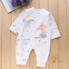 0-3Months Newborn Infant Baby Cartoon Clothes Strap Long Sleeve Cotton
