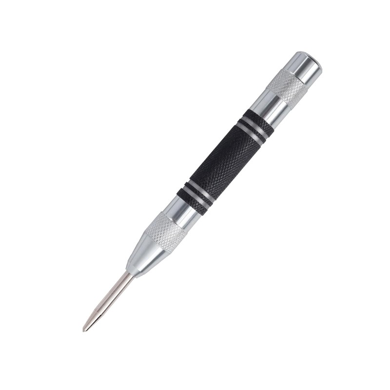 Tekrill 6Pcs Automatic Center Punch, Adjustable Impact Spring Loaded Center