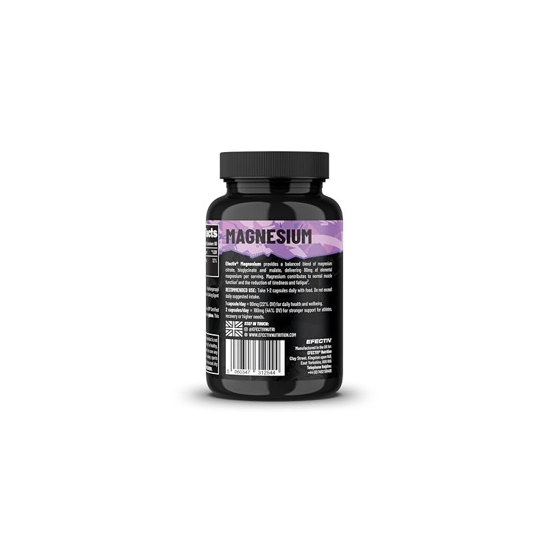 EFECTIV Magnesium Bisglycinate 90 Capsules 3 Forms