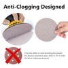 Pack of 30 Sanding Discs, Mesh Velcro Sanding Discs, Diameter