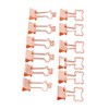 30 Pcs Binder Clips Powerful Clamping Force Deer Bone Shapes