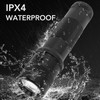 Asixxsix Multicolor LED Flashlight, 10 Colors RGB Flashlight IPX4 Waterproof