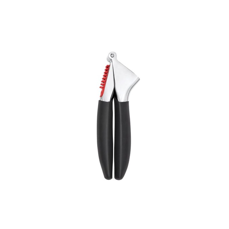 Oxo 11107400 Prensa Ajos Mango Antideslizante, 17 cm, Multicolor