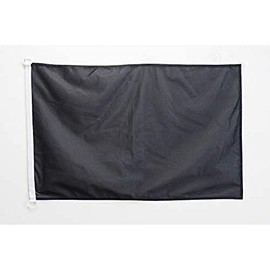 AZ FLAG Drapeau Unicolore Noir 150x90cm - Drapeau de couleur noire 90 x 150 cm Spécial Extérieur - Drapeaux