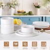 LIANYU Dinnerware Dinner Sets for 6, 18 Piece Ceramic Plates