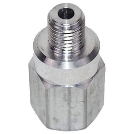A-Team Performance LS Coolant Temperature Sensor Adapter - M12 x 1.5 to 3/8" NPT Thread Adapter for Coolant Temp Gauge - Compatible with LS1, LSX & LS3 Engines for Engine Temperature Sensor - SS304