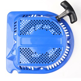 WOTIAN Recoil Pull Starter Assembly Compatible with DuroMax Generator 274cc 270cc Replacement Parts XP7500DX XP7500X Water Pump/Pressure Washer Blue 4 Holes