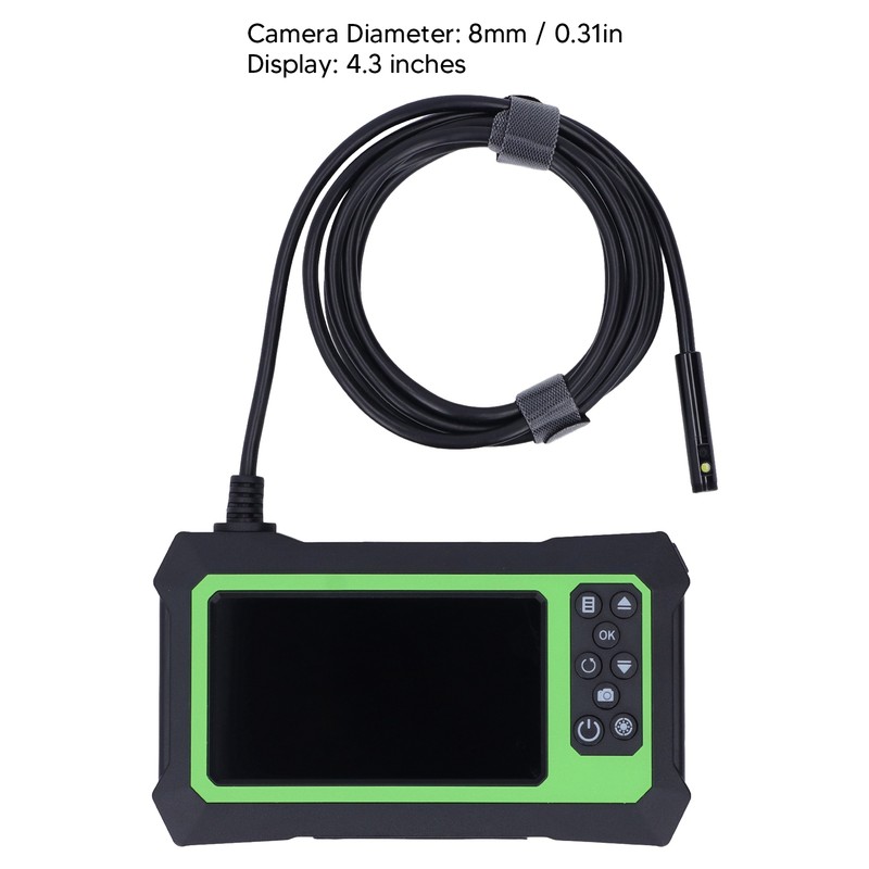 Dual Lens Industrial Endoscope ABS 1080P Digital Inspection Camera Waterproof