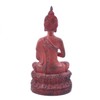 ornerx Thai Sitting Buddha Statue for Home Decor Red 6.7