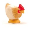 Ostheimer 13132 Huhn ocker stehend aus Holz Höhe 4cm