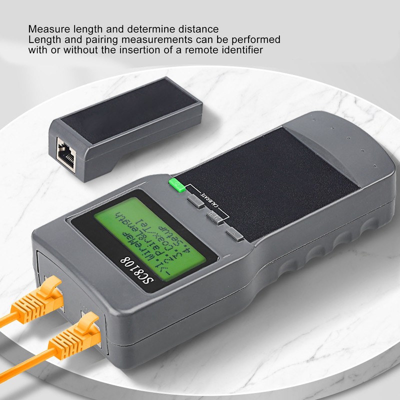 Network Cable Tester Accurate Sound Prompt Independent Measurement Portable Phone