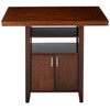 Winsome Albany High Dining Table, Walnut