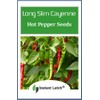 100 Long Slim Cayenne Hot Pepper Seeds for Planting Non