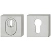 Protective Fitting Front Door Safety Rosette Stainless Steel Square with