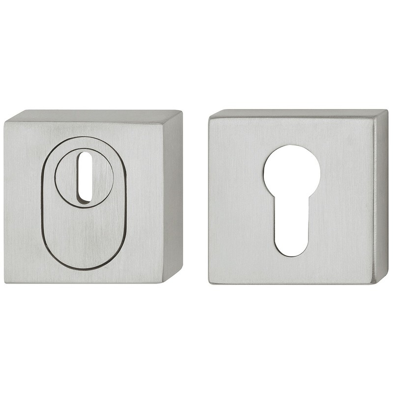 Protective Fitting Front Door Safety Rosette Stainless Steel Square with