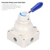 Air Hand Valve Pneumatic Rotary Lever Flow Control 3 Position