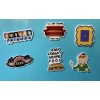 Craftyparrott Friends Icon 6 Piece Magnets Set