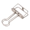 50Pcs Metal Hollow Binder Clips Multipurpose Durable Paper Clamps for