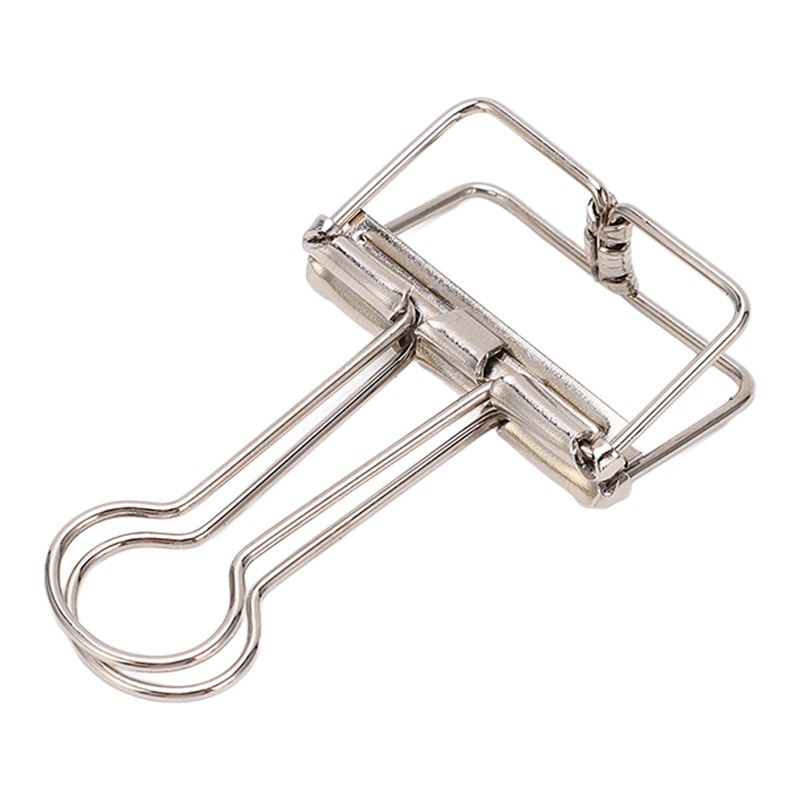 50Pcs Metal Hollow Binder Clips Multipurpose Durable Paper Clamps for